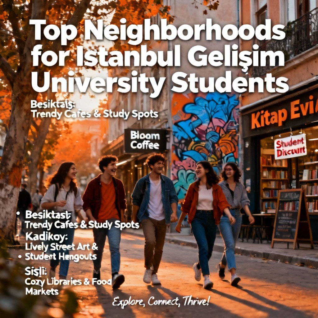 Istanbul Gelişim University best neighborhoods for students