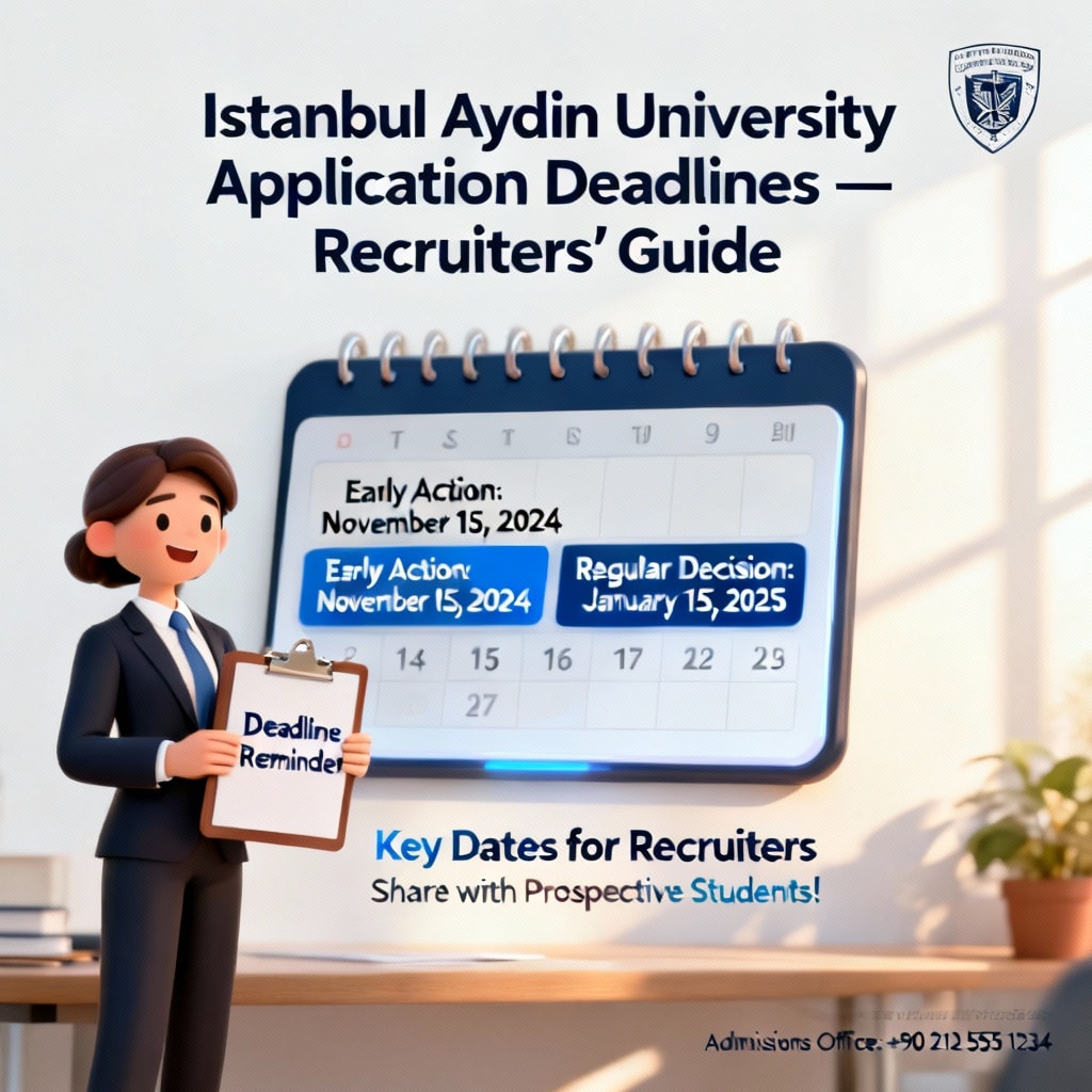 Istanbul Aydın University application deadlines