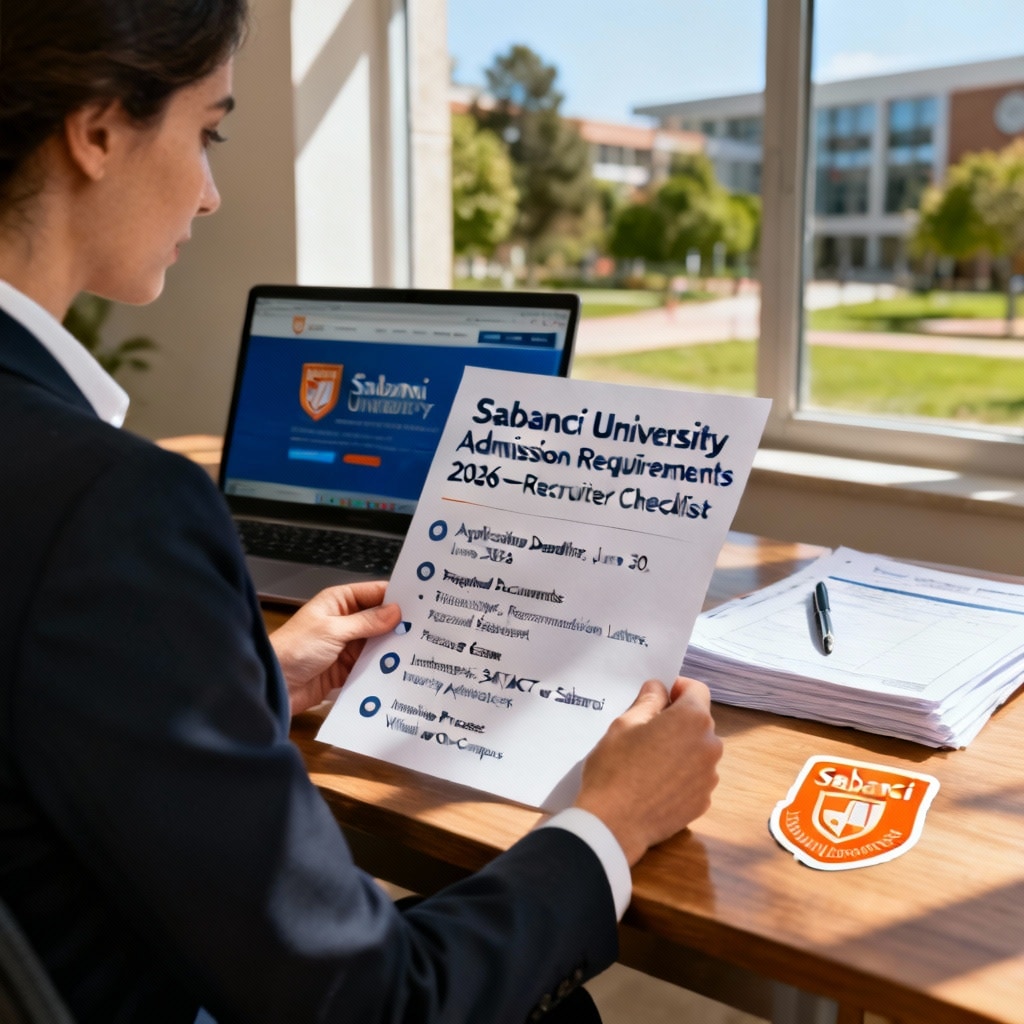 Sabancı University admission requirements 2026 guide