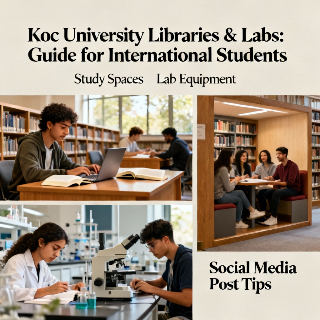 Koç University libraries and labs for international students