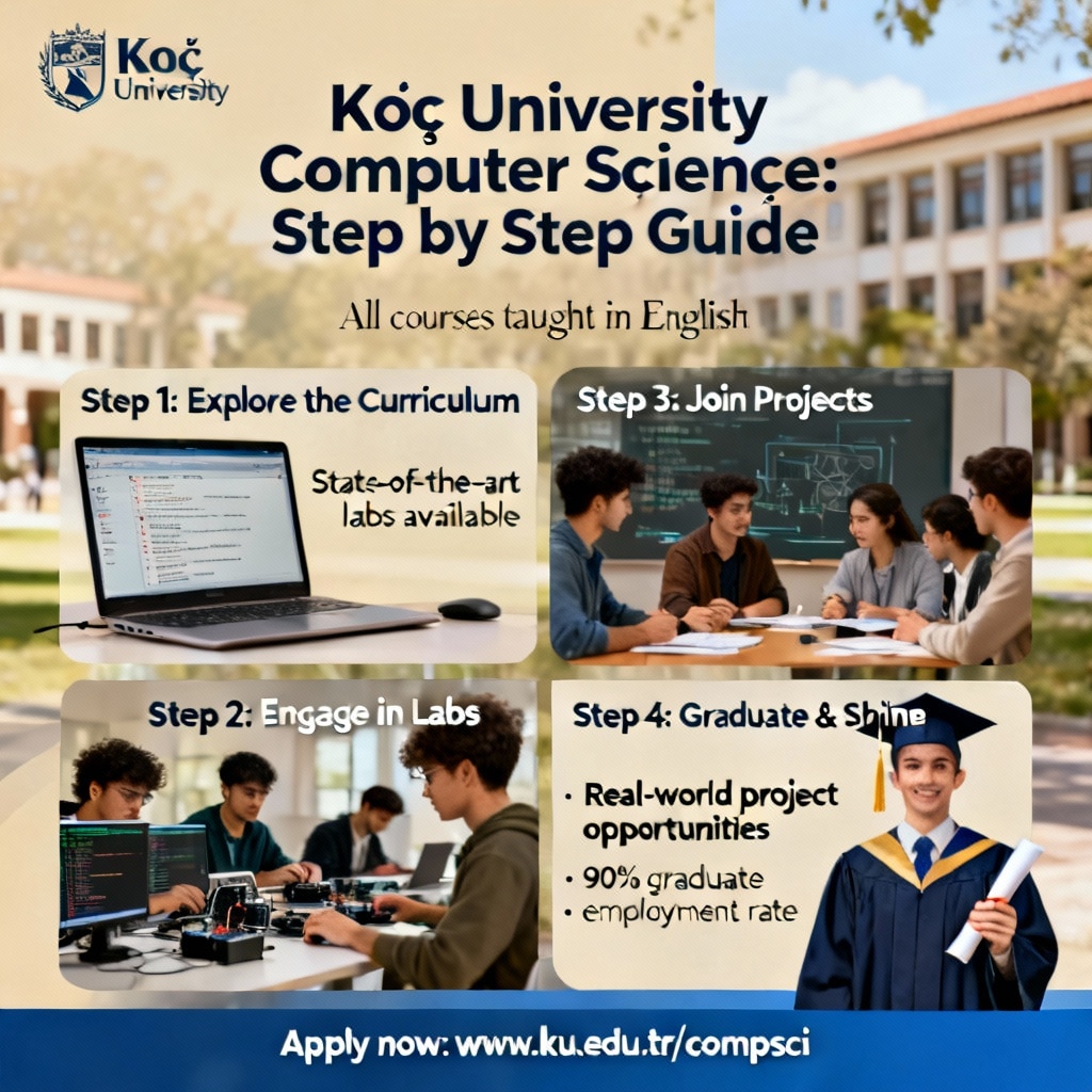 Koç University computer science in English step by step