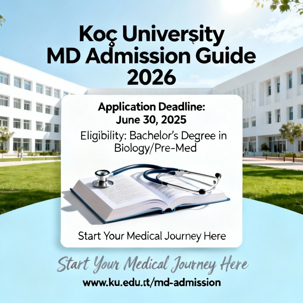 Koç University medical faculty admission 2026 guide