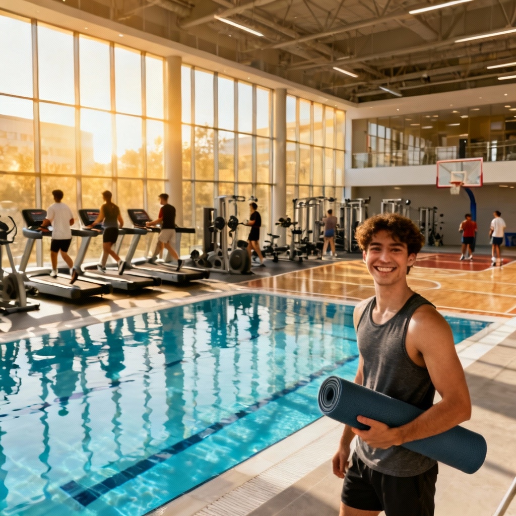 Koç University sports facilities for international students