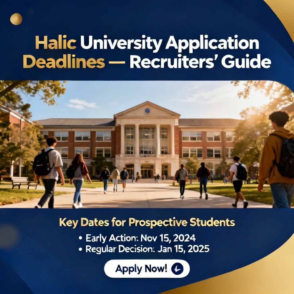 Haliç University application deadlines