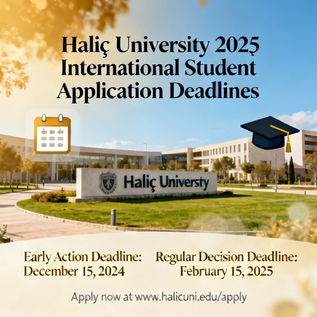 Haliç University application deadlines for international students
