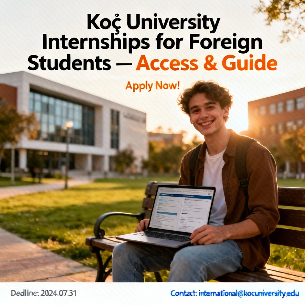 Koç University internship opportunities for foreigners