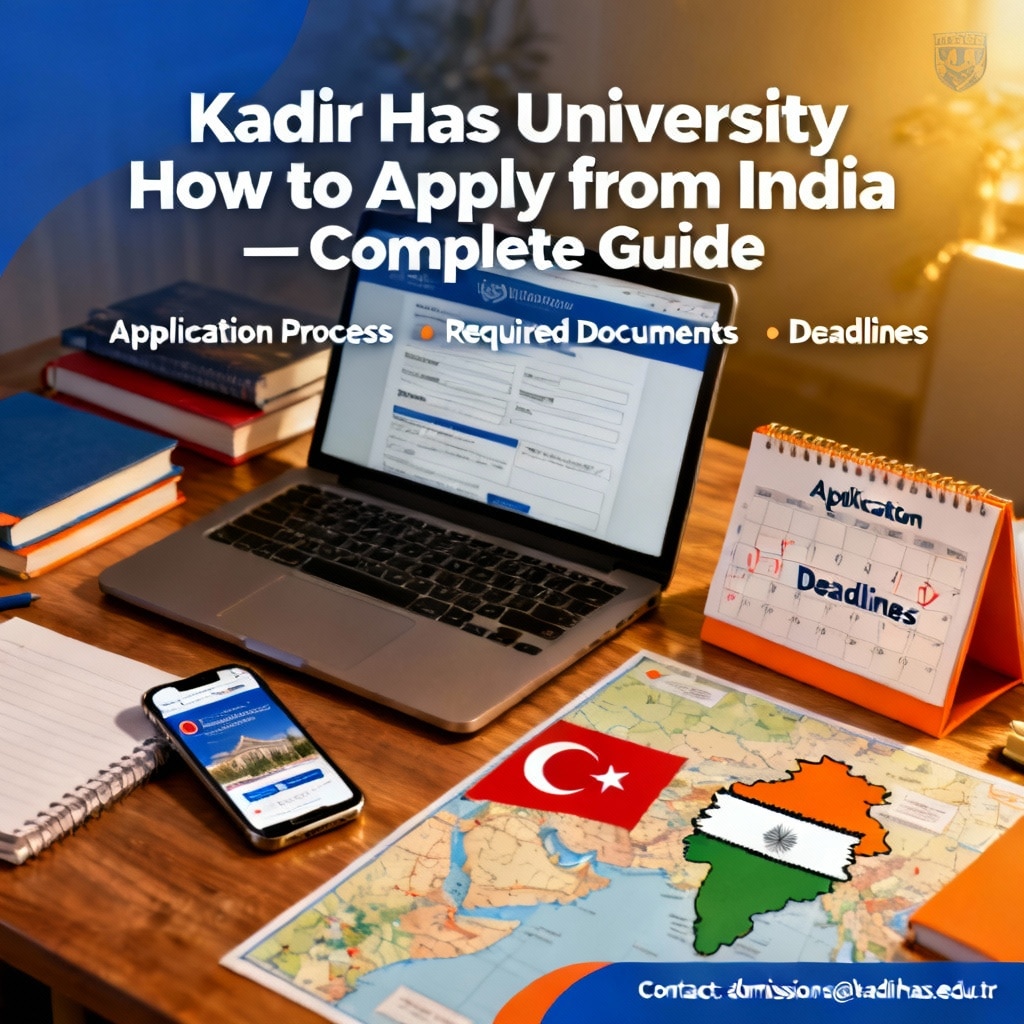 Kadir Has University how to apply from India