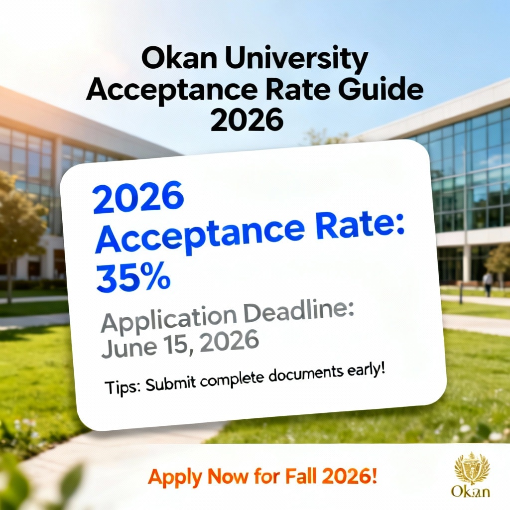 Okan University acceptance rate 2026 guide