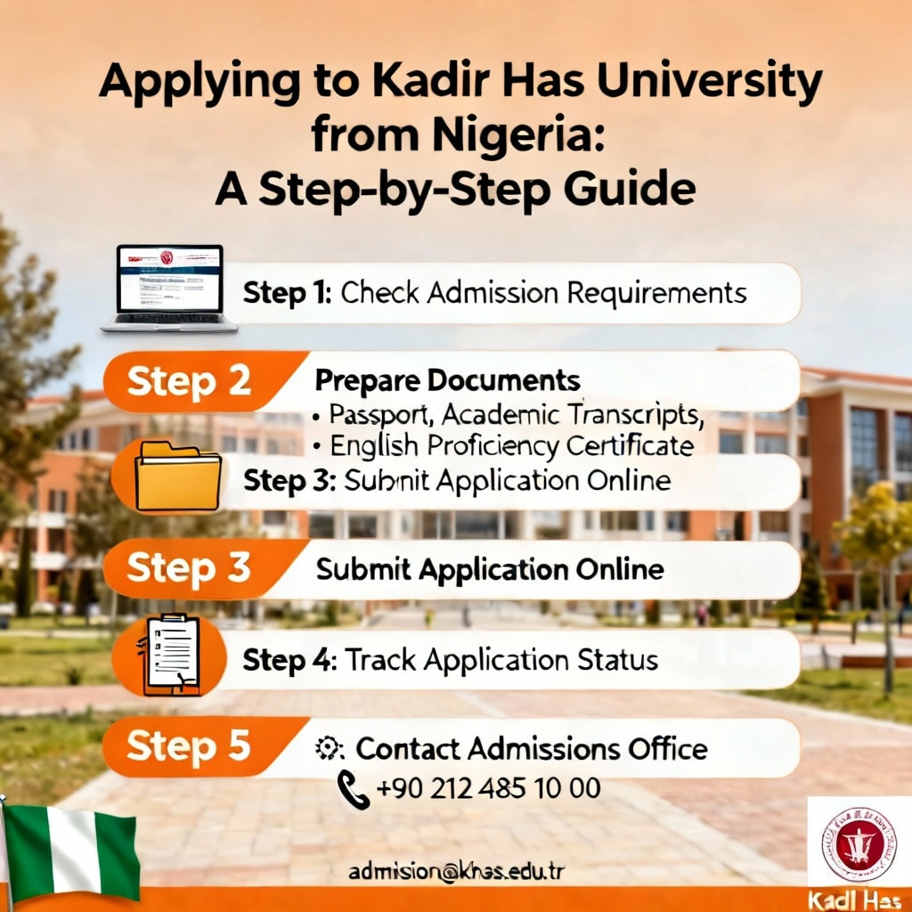 Kadir Has University how to apply from Nigeria