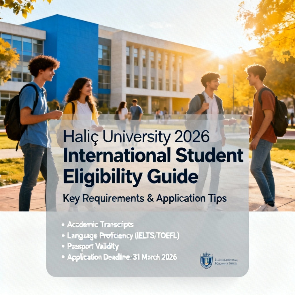 Haliç University eligibility for international students 2026 guide