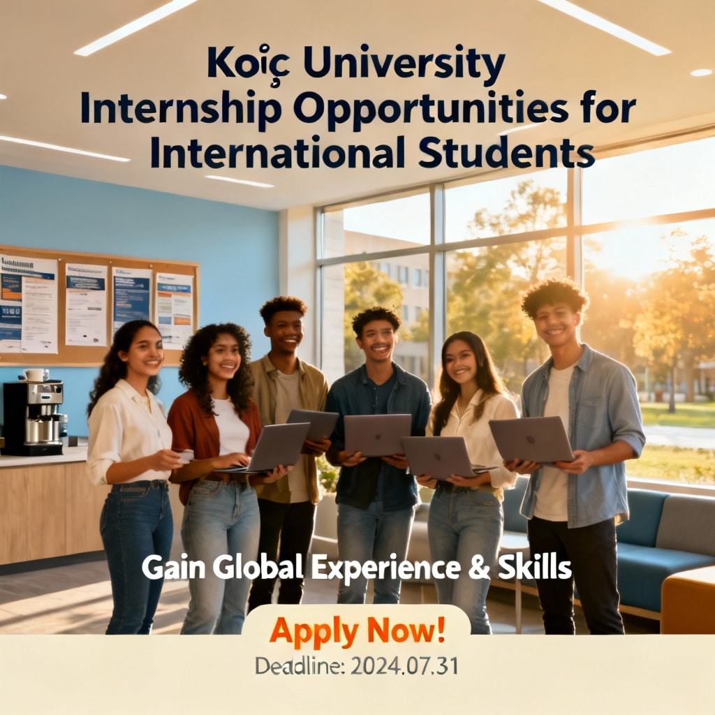 Koç University internship opportunities for international students