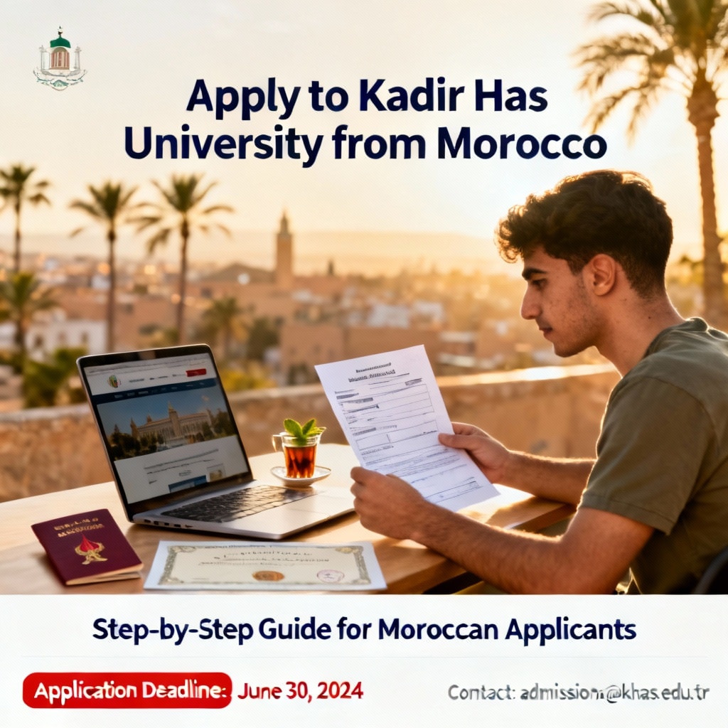 Kadir Has University how to apply from Morocco