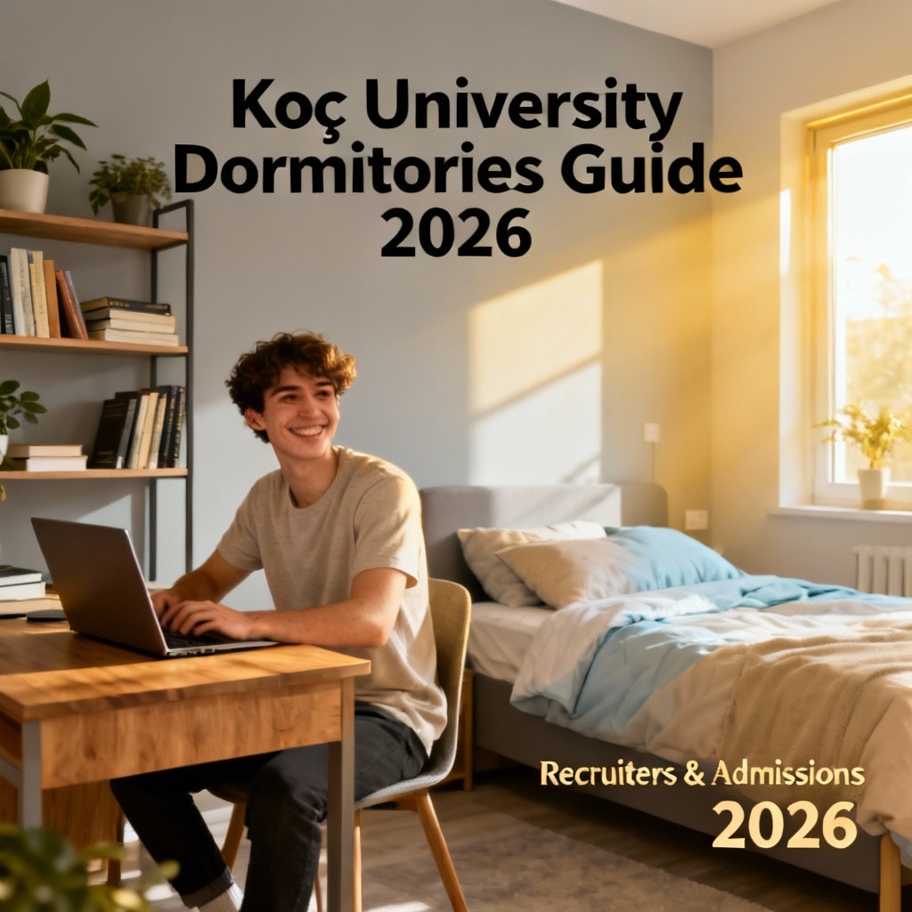 Koç University dormitories guide 2026 guide