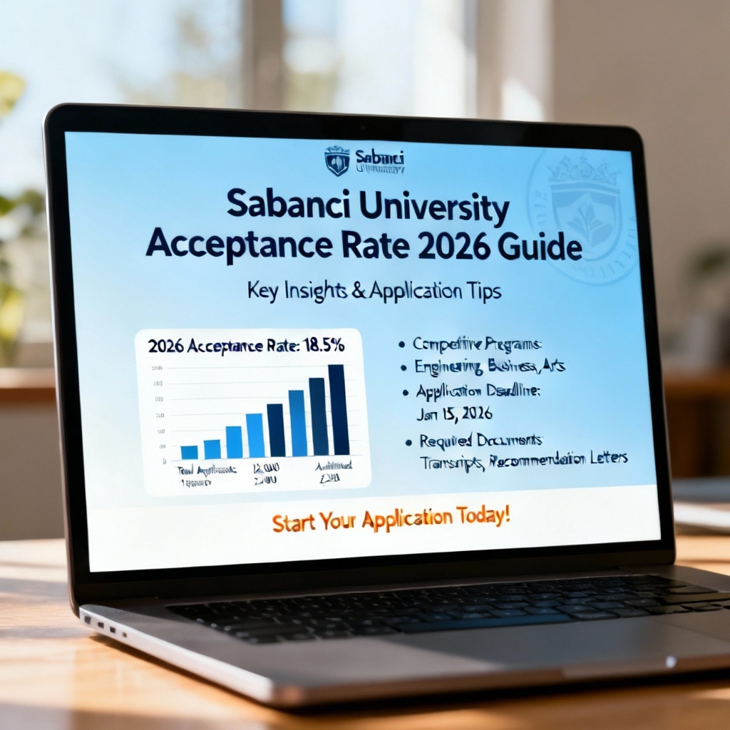 Sabancı University acceptance rate 2026 guide
