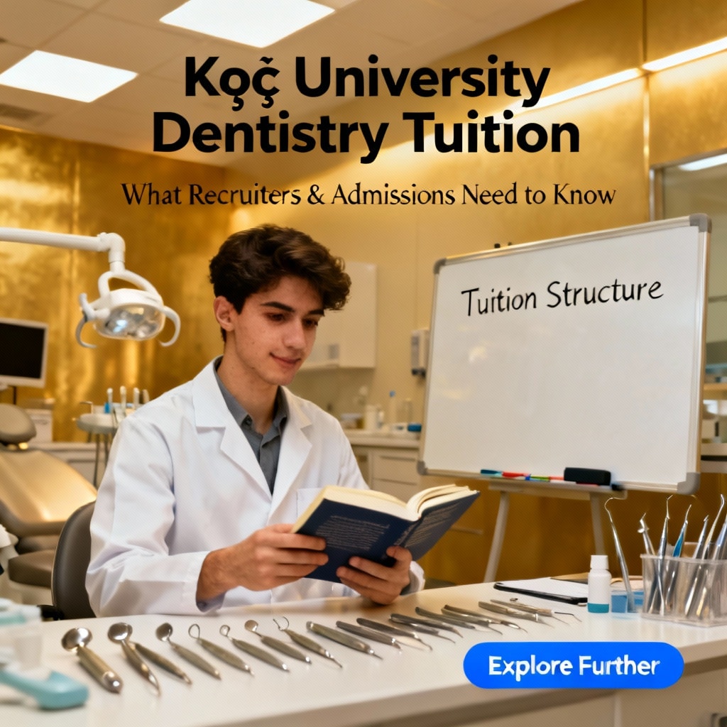 Koç University dentistry tuition for international students