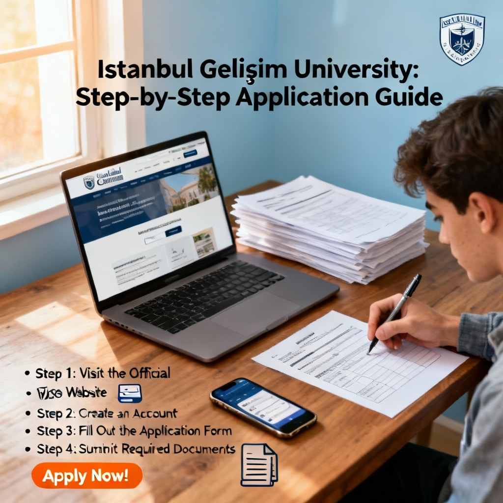 Istanbul Gelişim University application process step by step