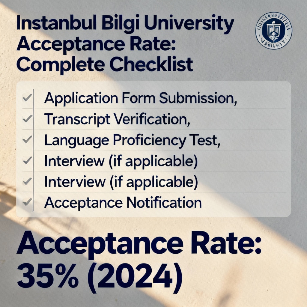 Istanbul Bilgi University acceptance rate complete checklist