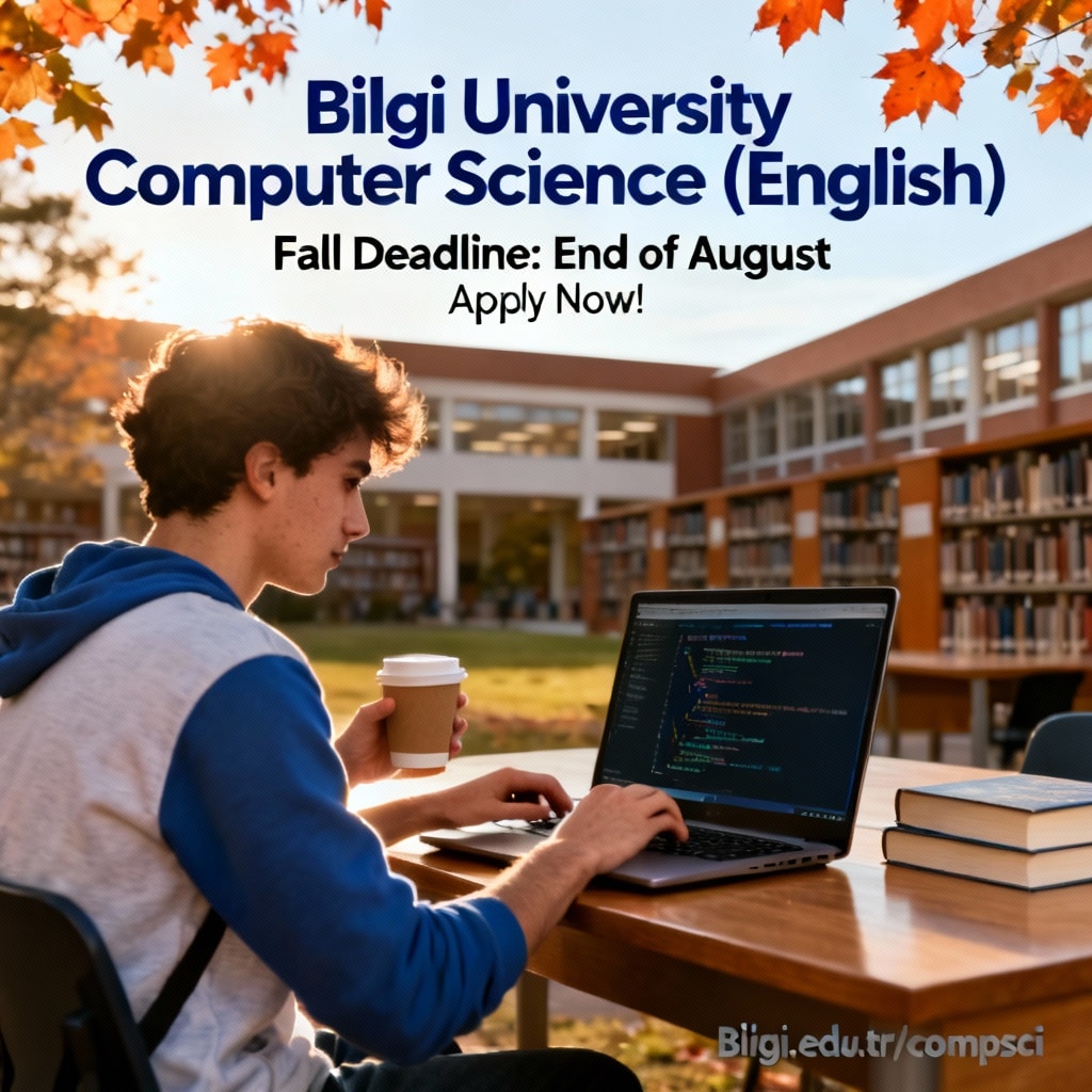 Istanbul Bilgi University computer science in English updated deadlines