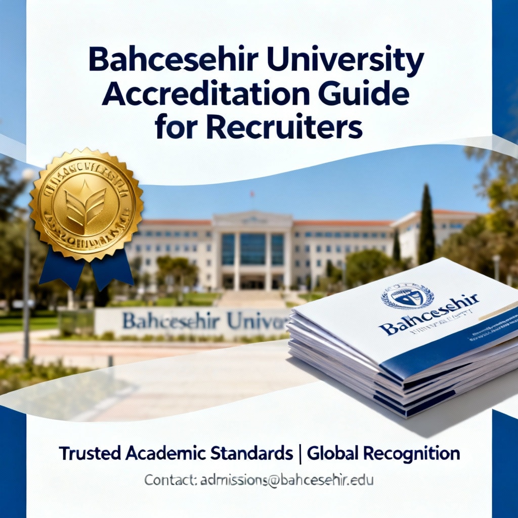 Bahçeşehir University international accreditation