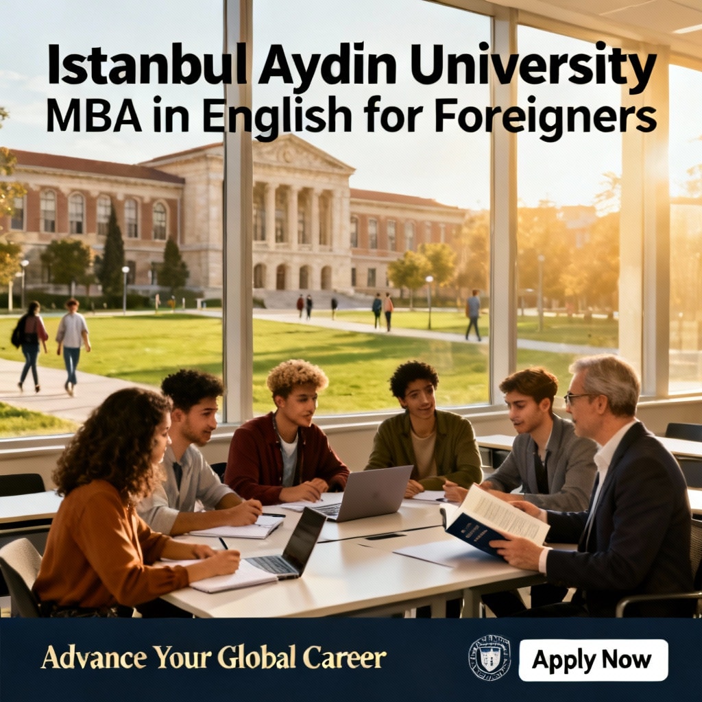 Istanbul Aydın University MBA in English for foreigners
