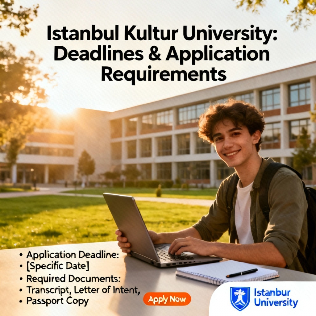 Istanbul Kültür University application deadlines requirements explained