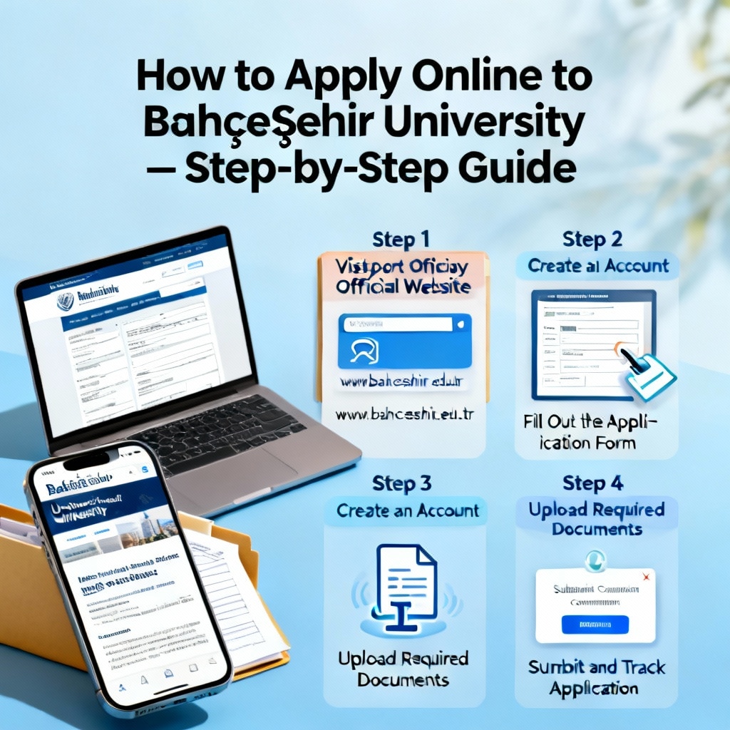 Bahçeşehir University how to apply online step by step