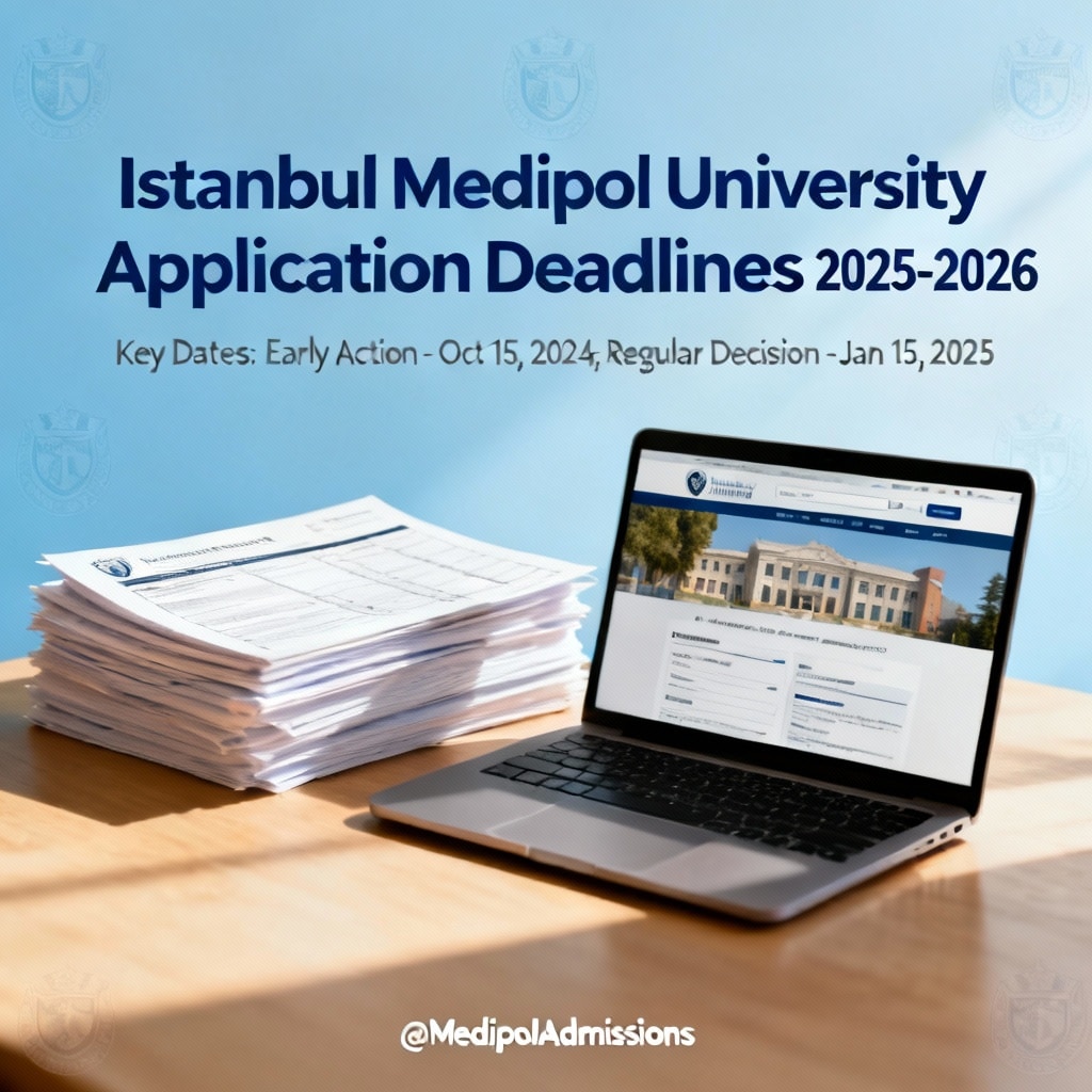 İstanbul Medipol University application deadlines updated deadlines