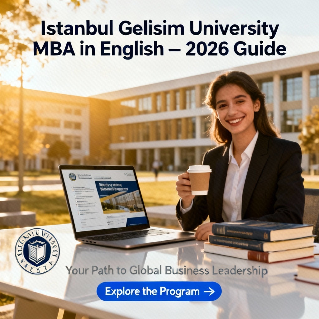 Istanbul Gelişim University MBA in English 2026 guide