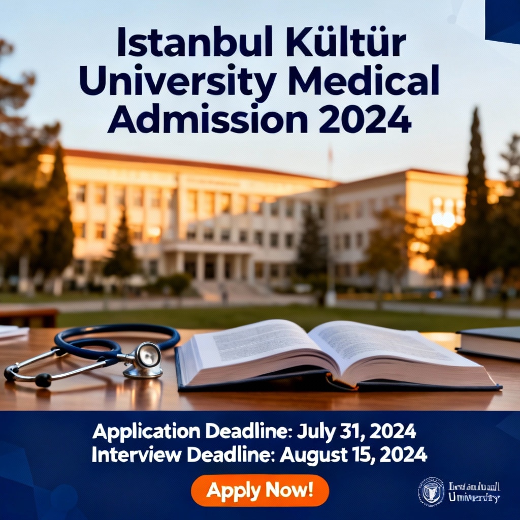 Istanbul Kültür University medical faculty admission updated deadlines