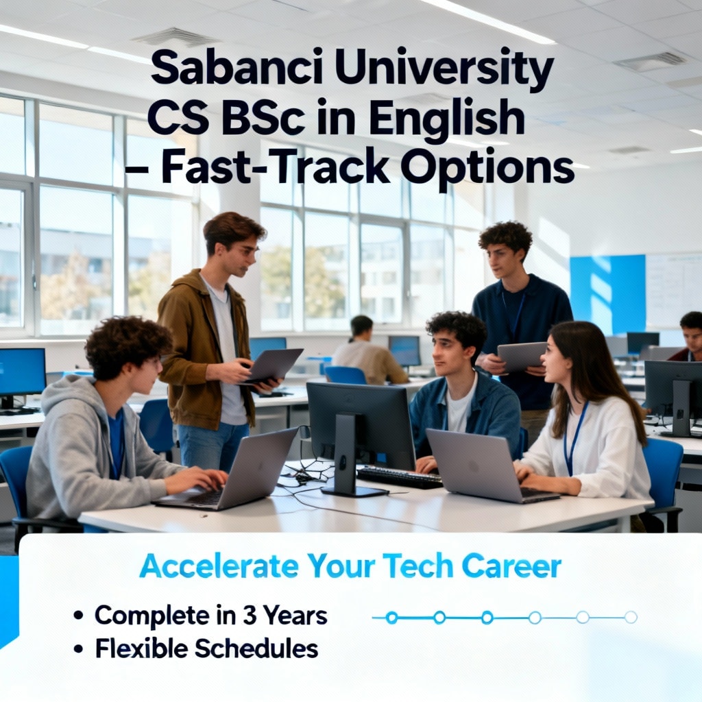 Sabancı University computer science in English fast-track options