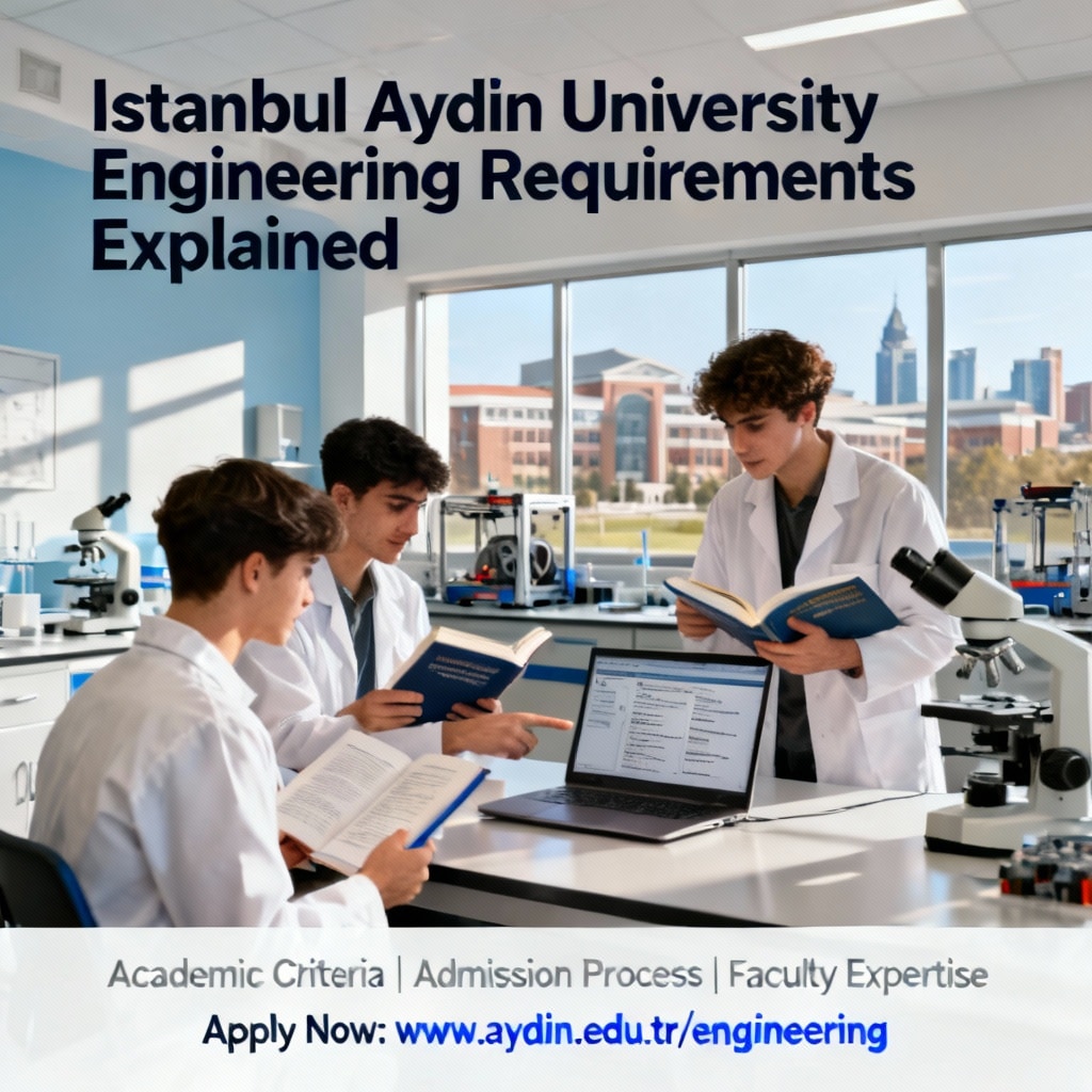 Istanbul Aydın University engineering programs requirements explained