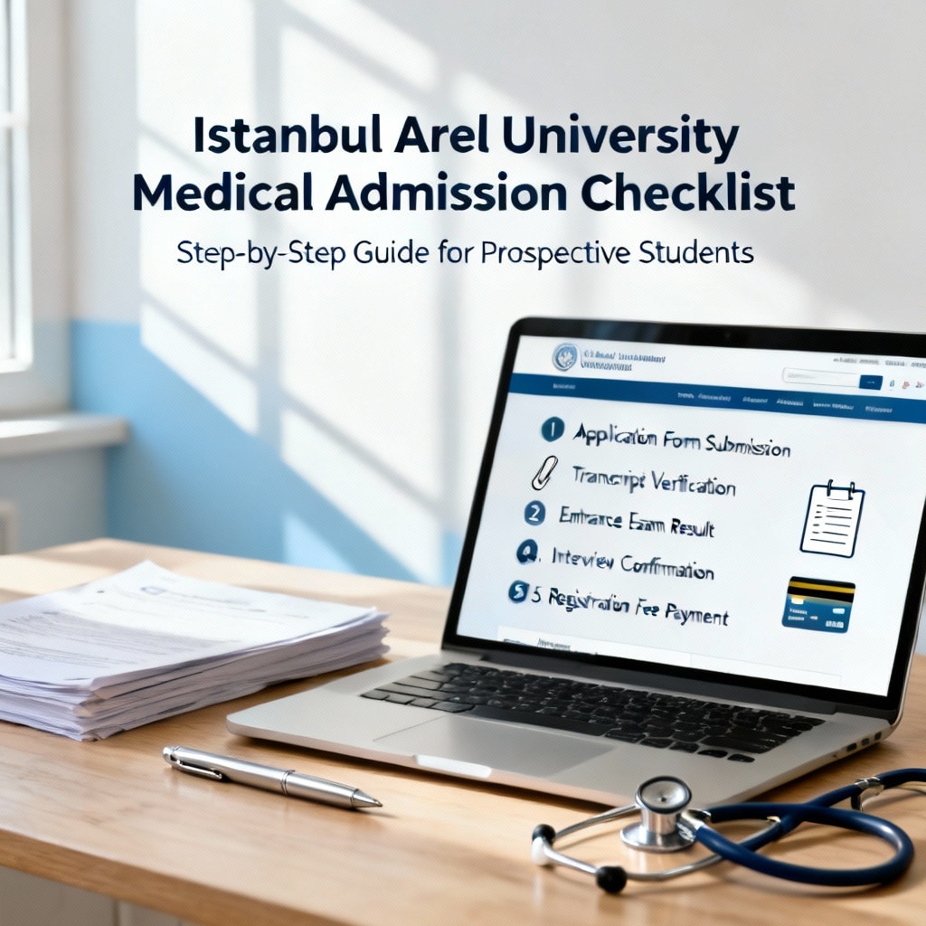 Istanbul Arel University medical faculty admission complete checklist