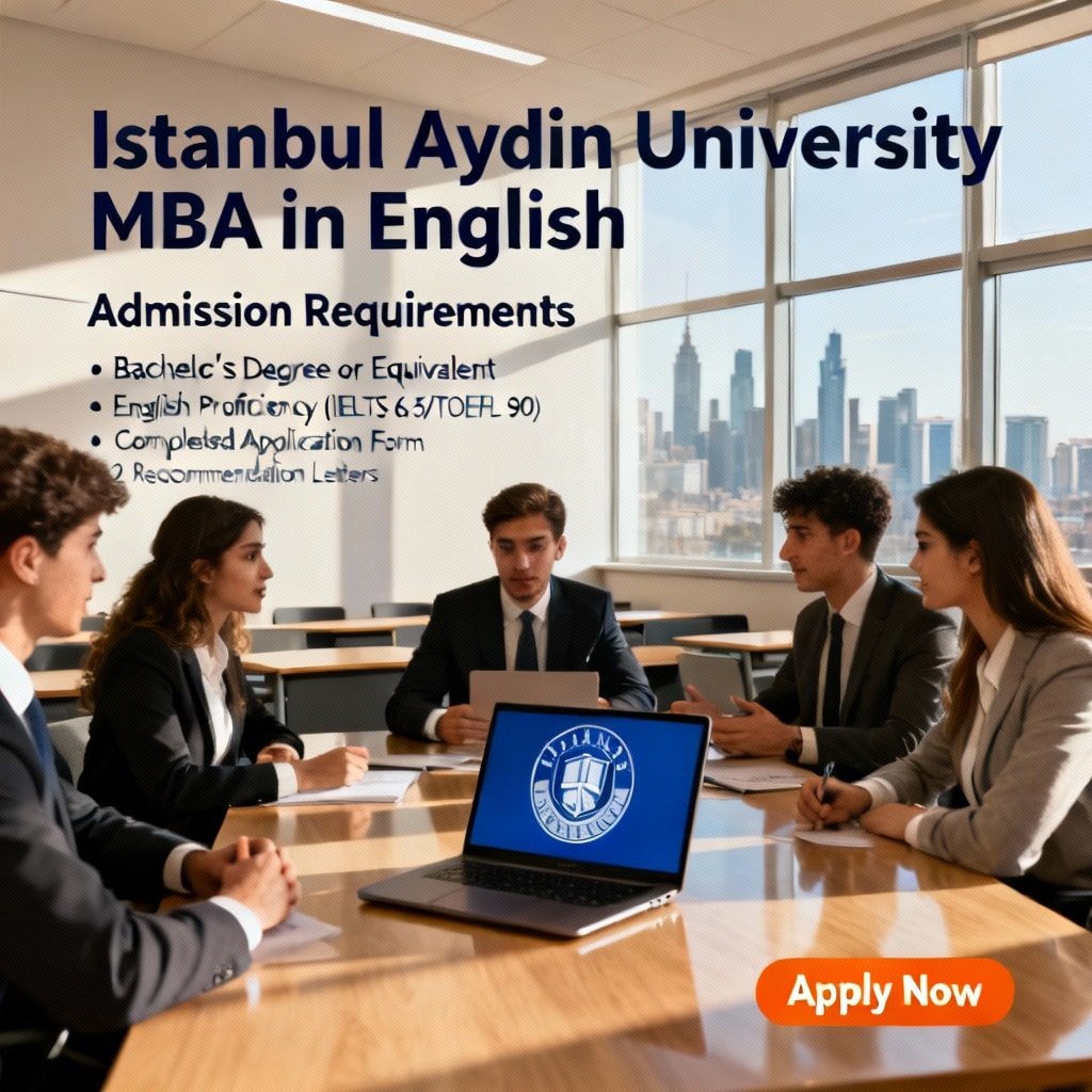 Istanbul Aydın University MBA in English requirements explained