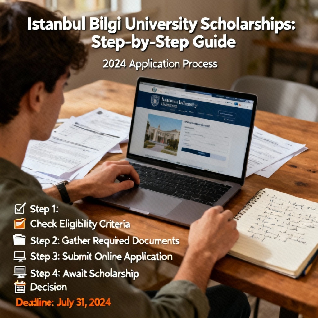 Istanbul Bilgi University scholarships for international students step by step