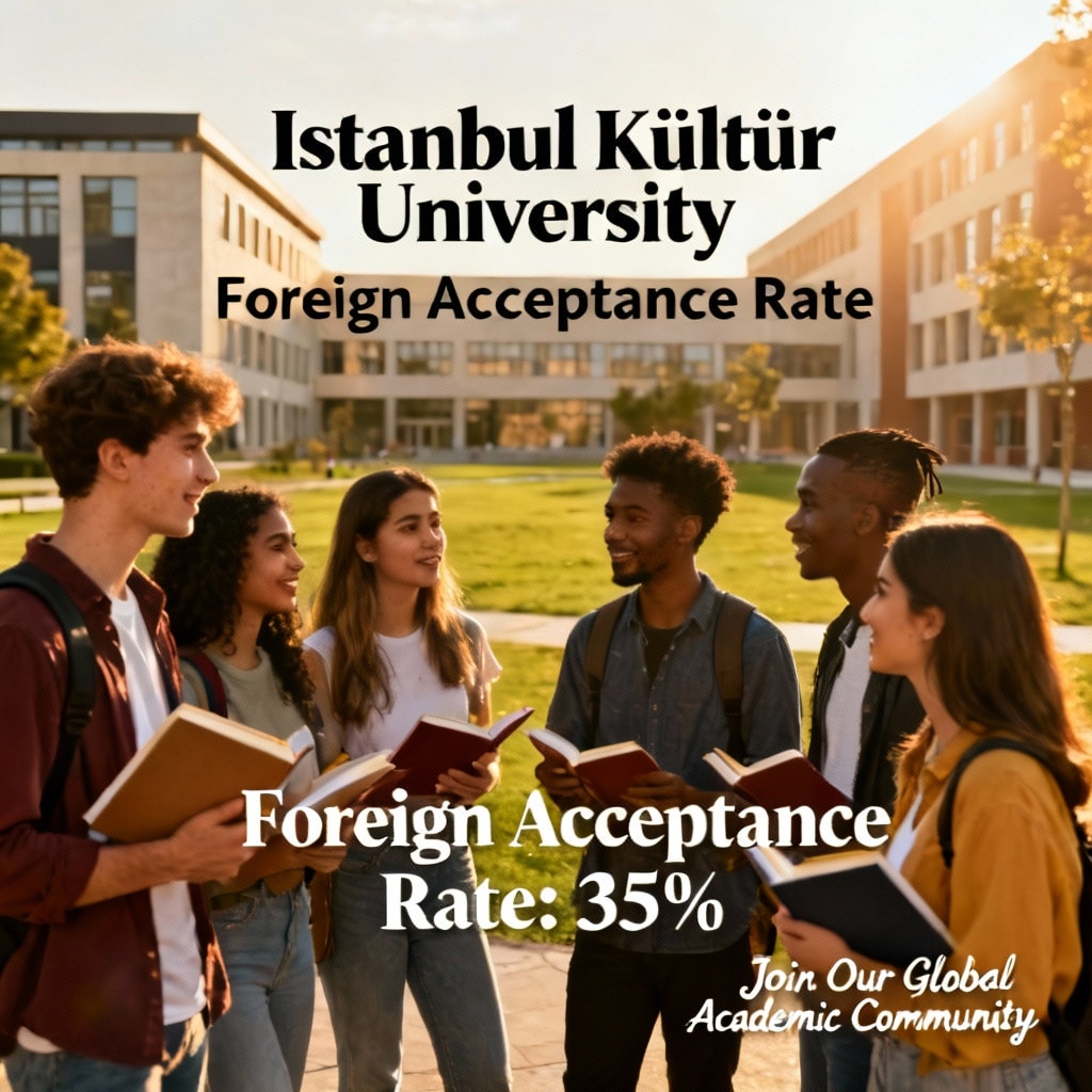 Istanbul Kültür University acceptance rate for foreigners