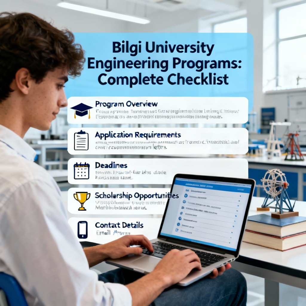 Istanbul Bilgi University engineering programs complete checklist