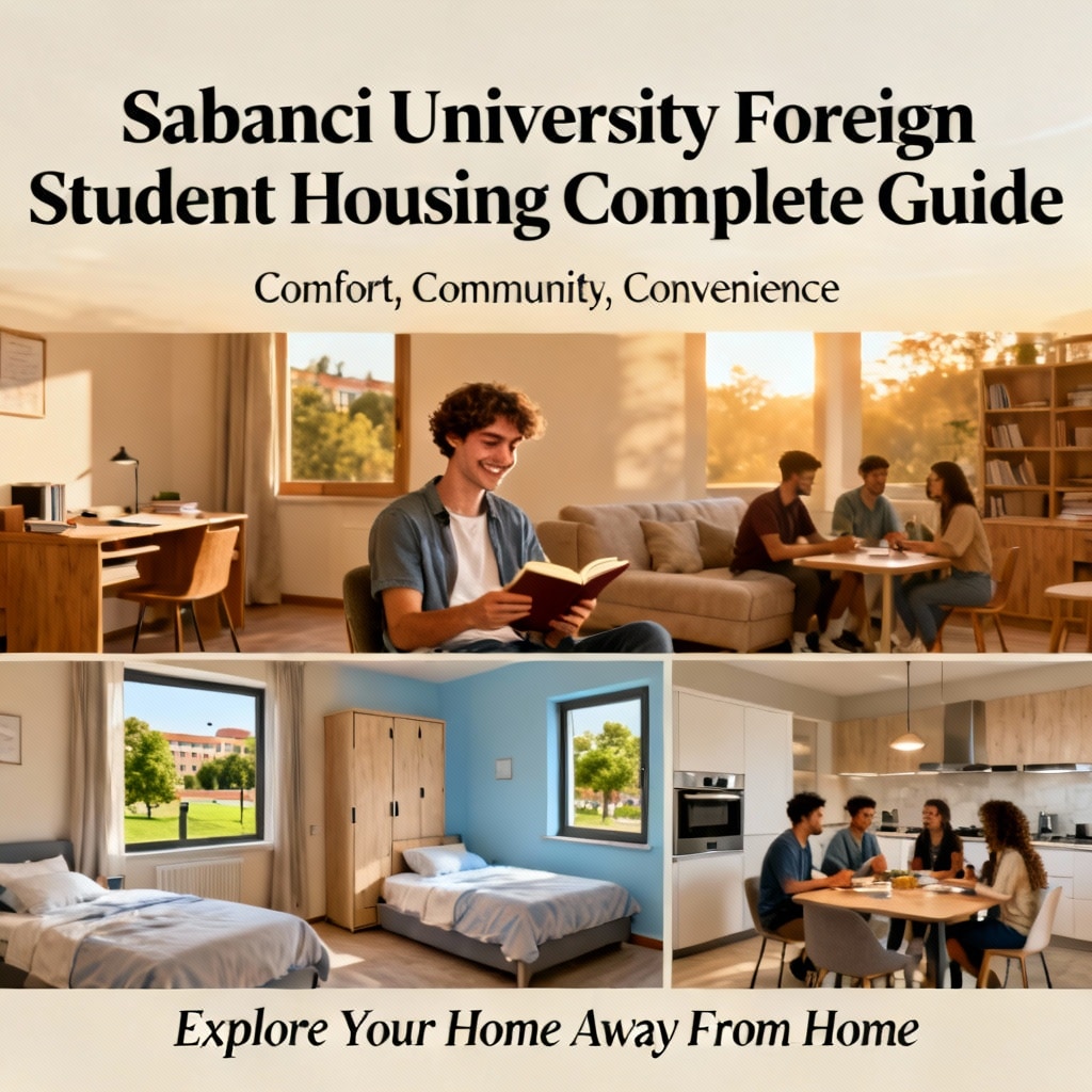 Sabancı University student housing for foreigners