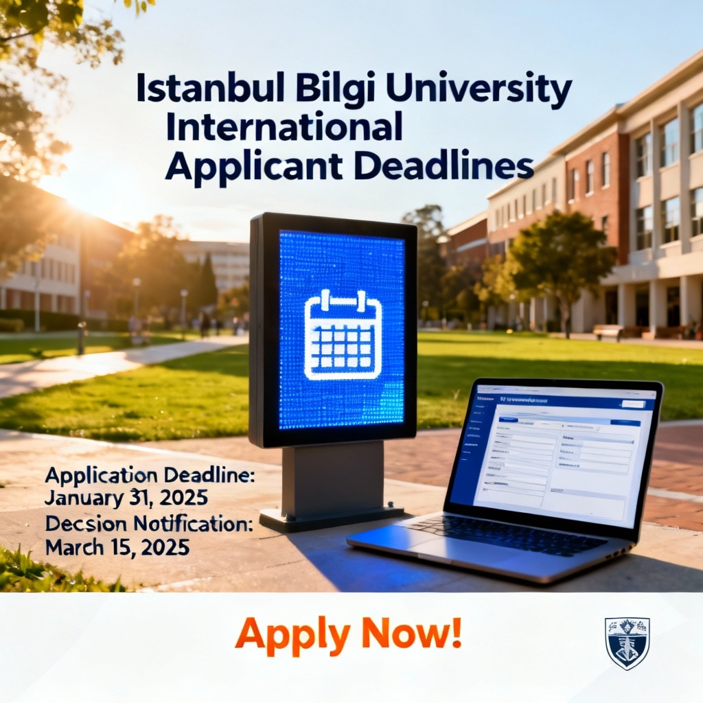 Istanbul Bilgi University application deadlines for foreigners