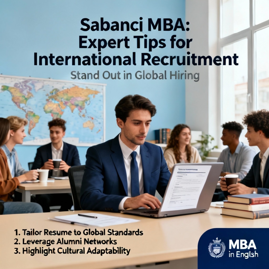 Sabancı University MBA in English expert tips