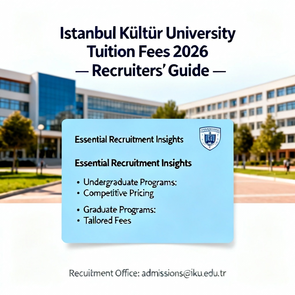 Istanbul Kültür University tuition fees 2026 for foreigners