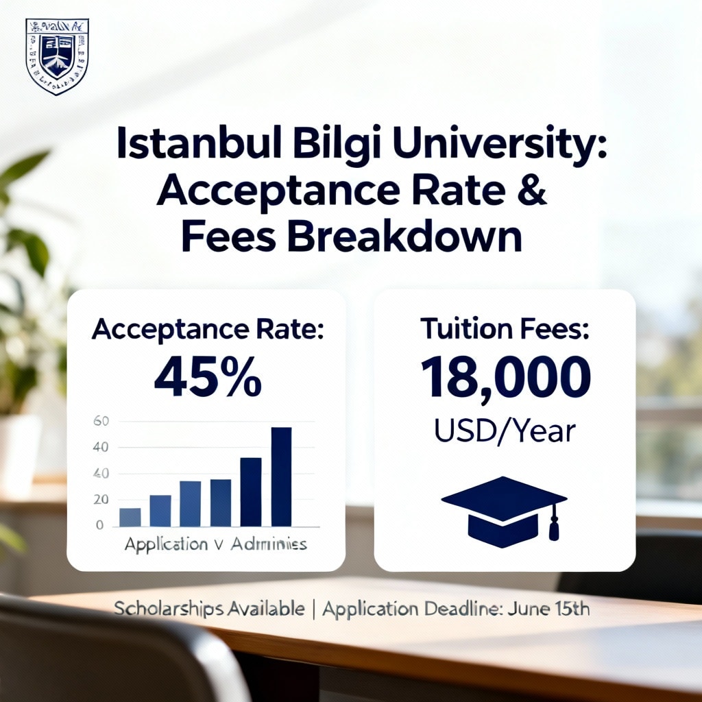 Istanbul Bilgi University acceptance rate fees breakdown