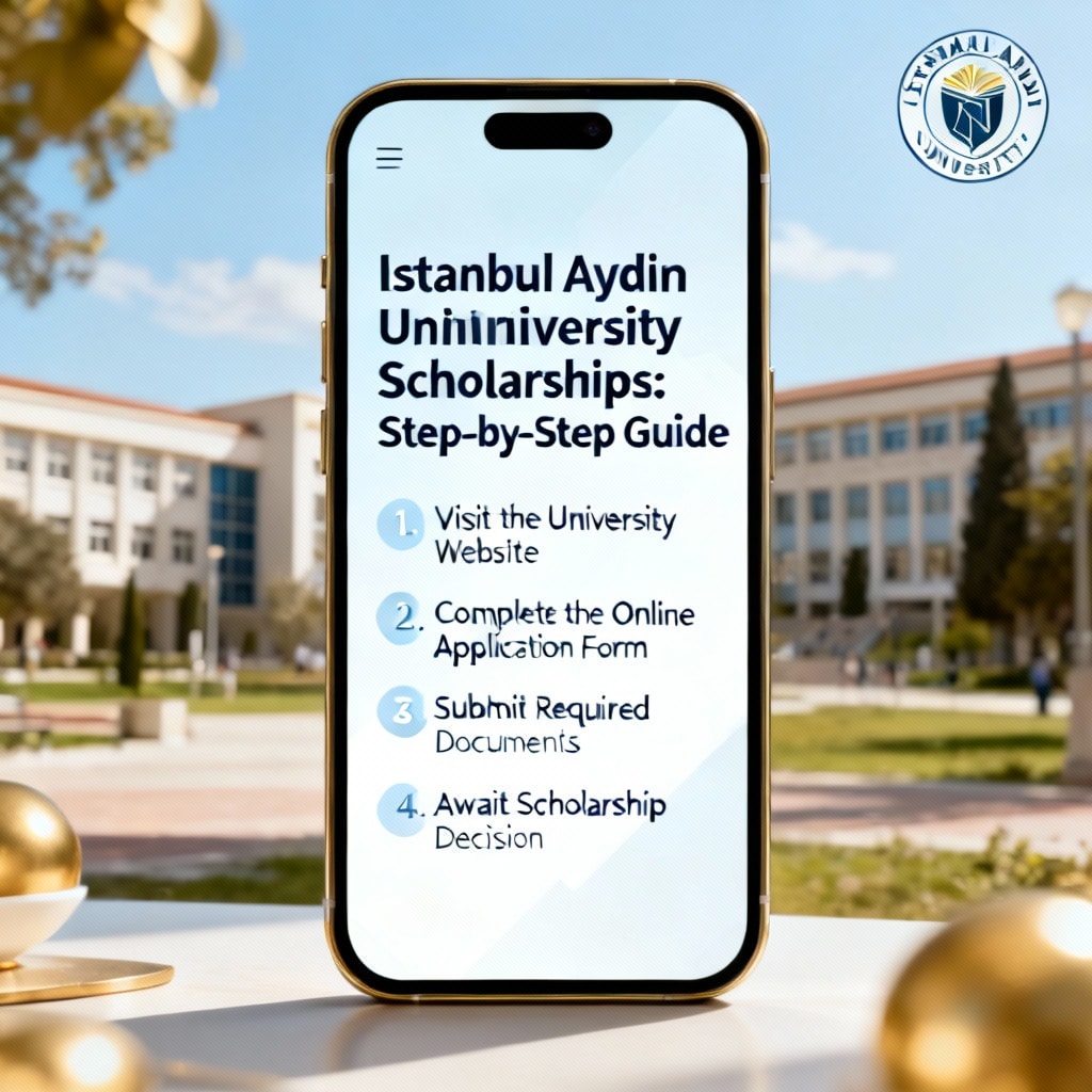 Istanbul Aydın University scholarships for international students step by step