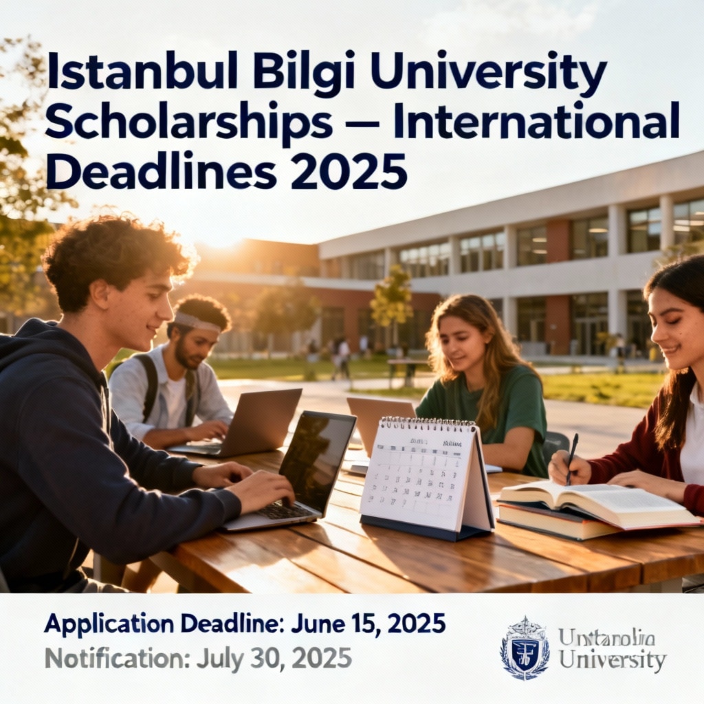 Istanbul Bilgi University scholarships for international students updated deadlines