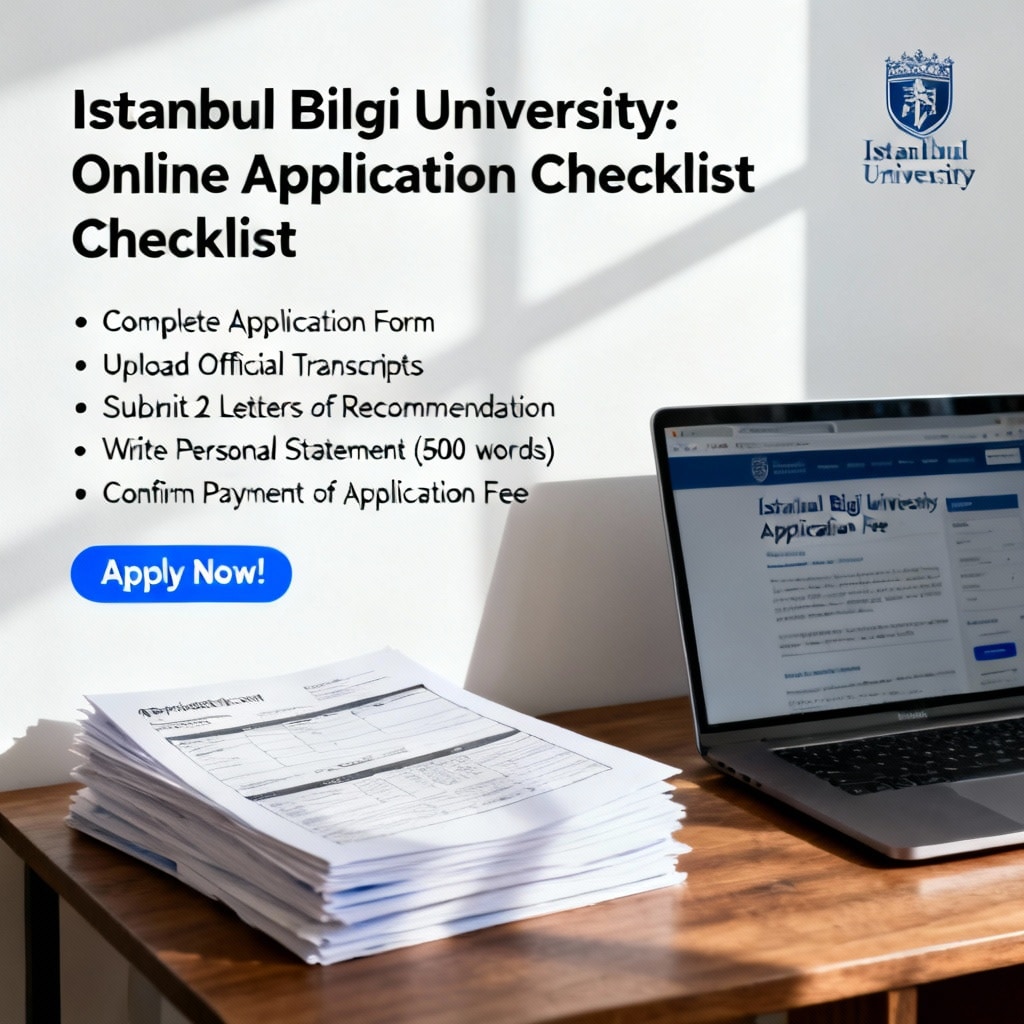 Istanbul Bilgi University how to apply online complete checklist