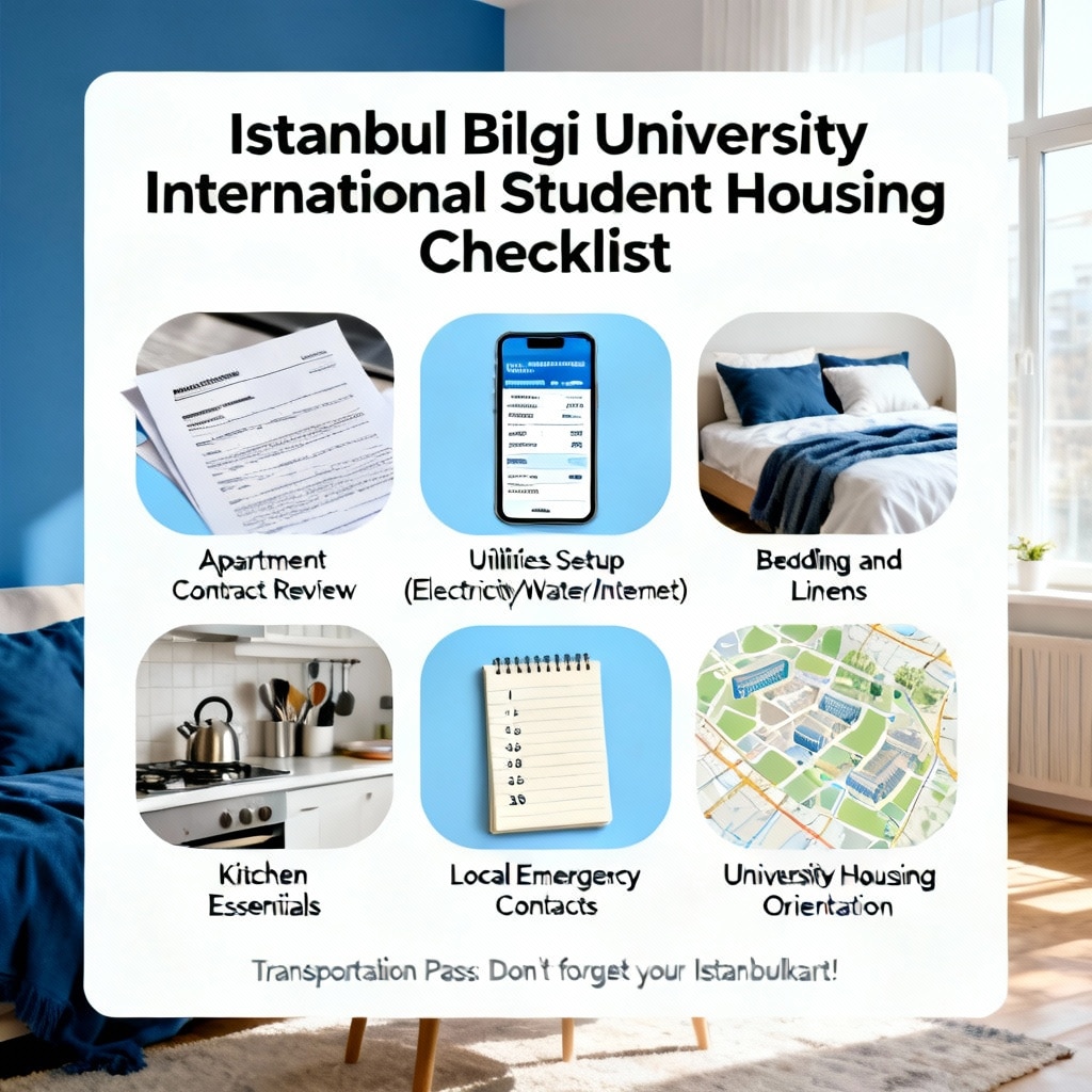Istanbul Bilgi University student housing complete checklist