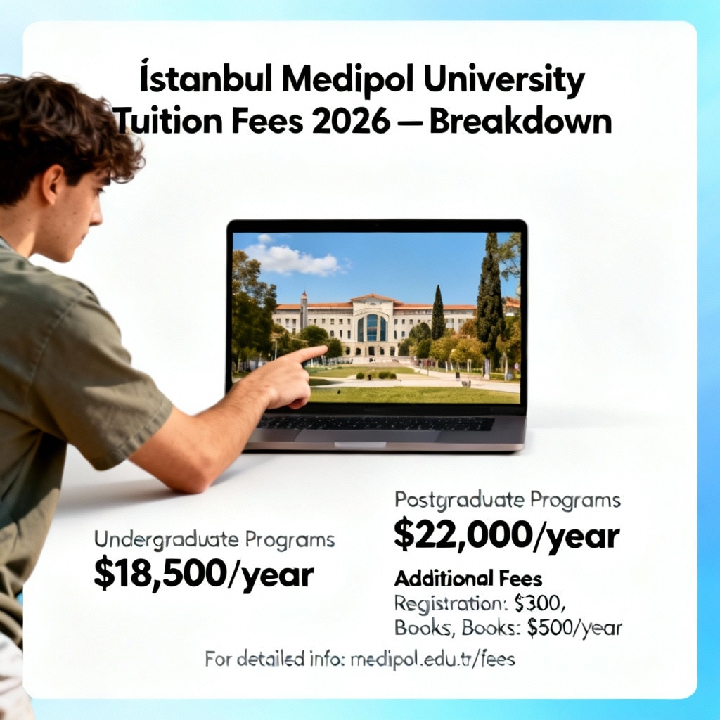 İstanbul Medipol University tuition fees 2026 fees breakdown