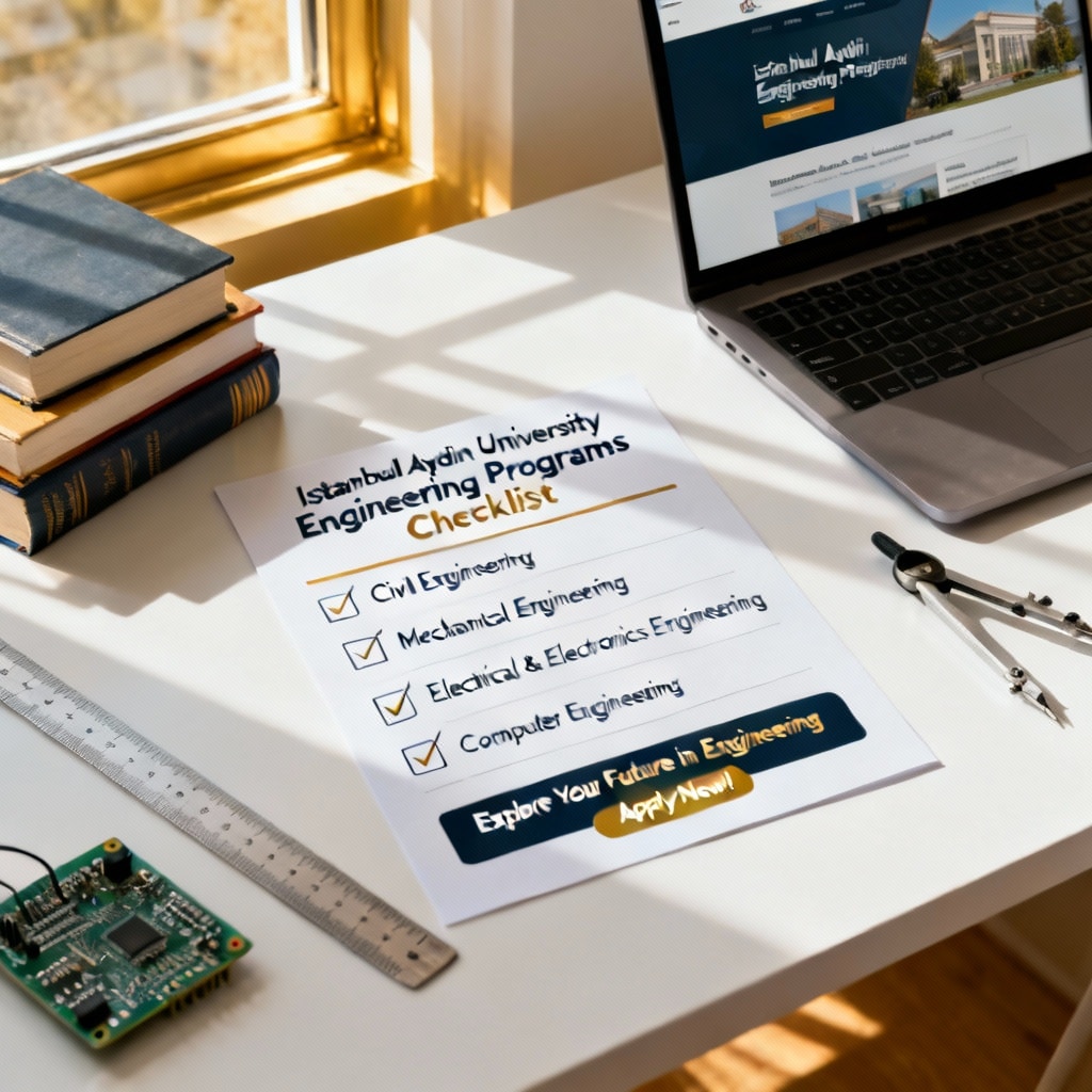Istanbul Aydın University engineering programs complete checklist