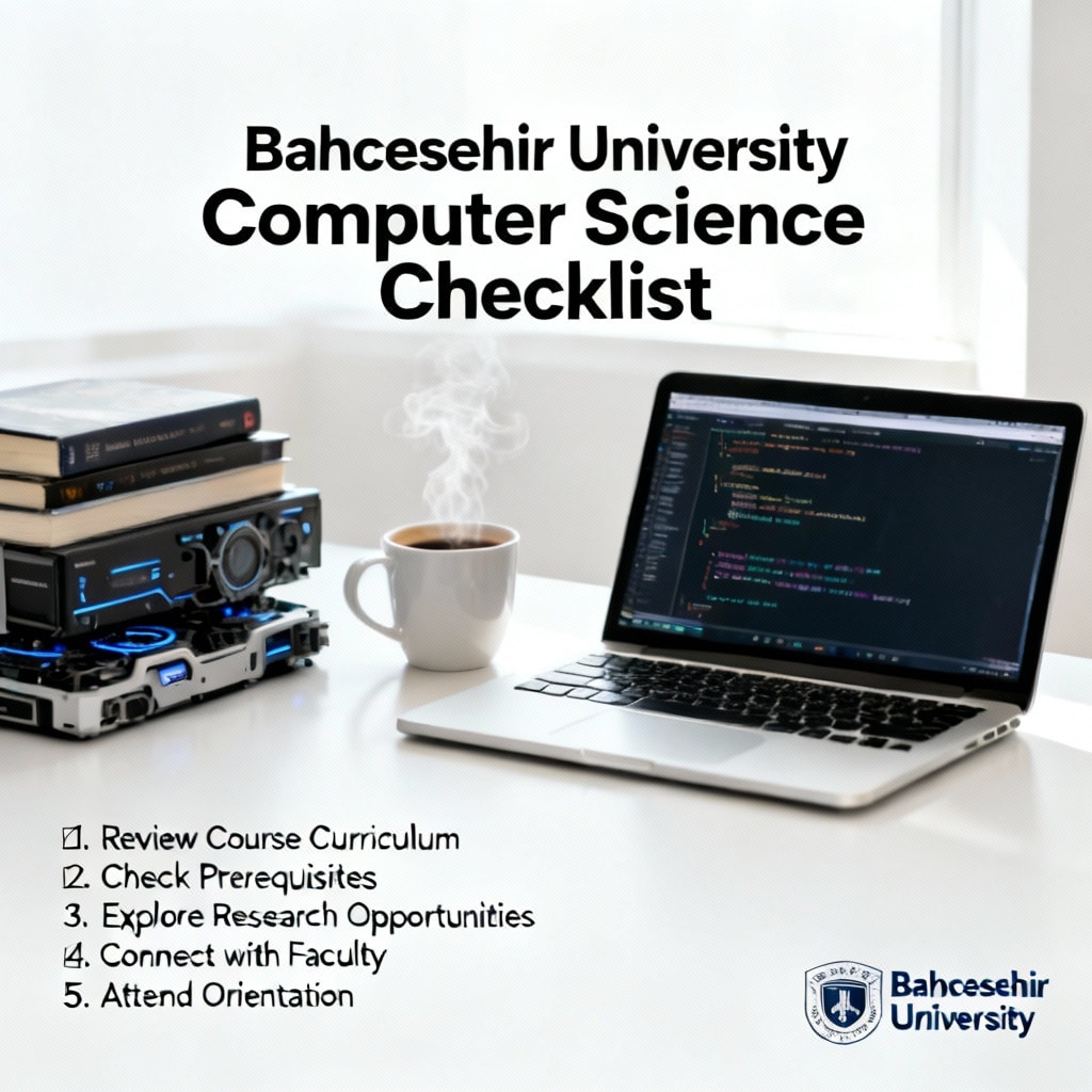 Bahçeşehir University computer science in English complete checklist