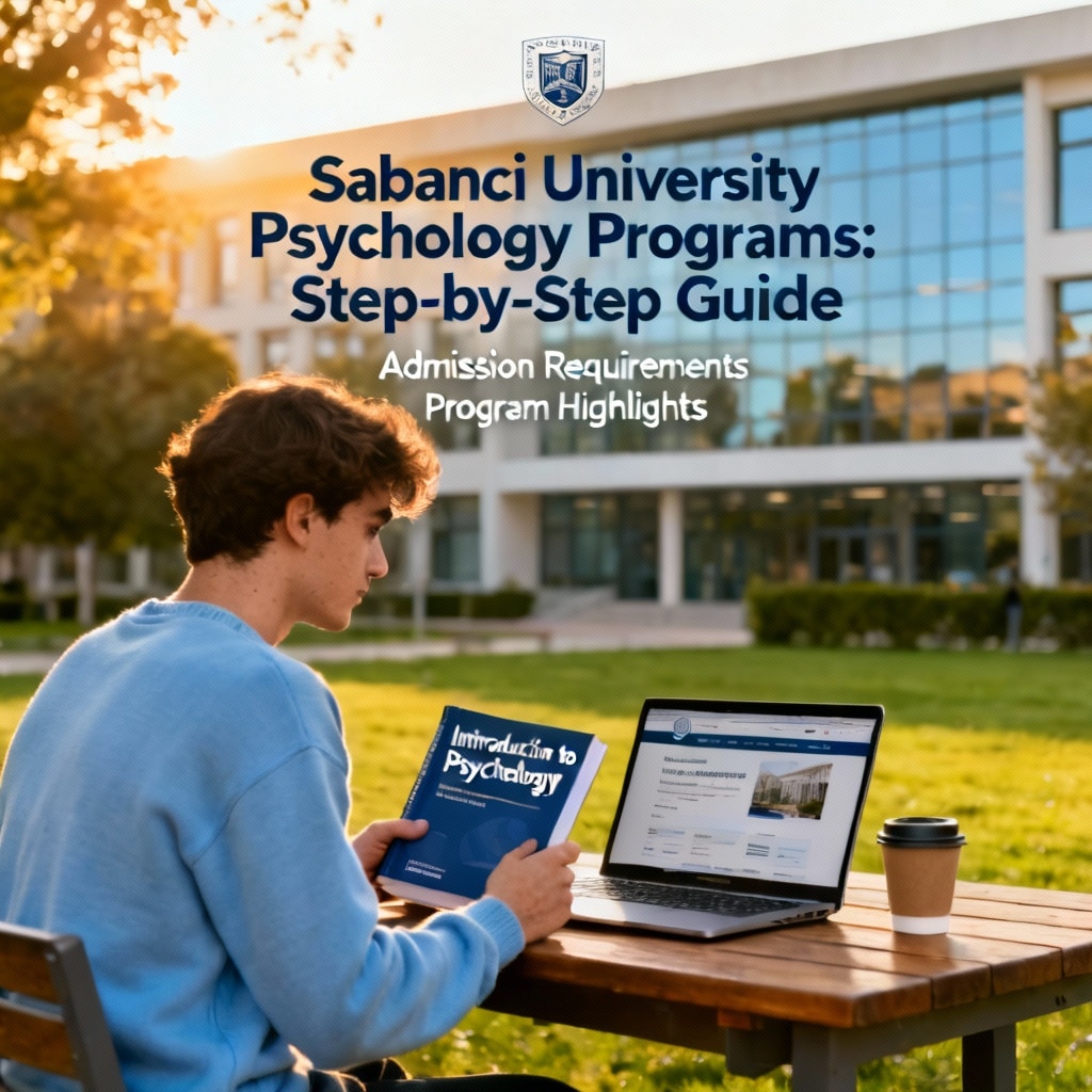 Sabancı University psychology programs step by step
