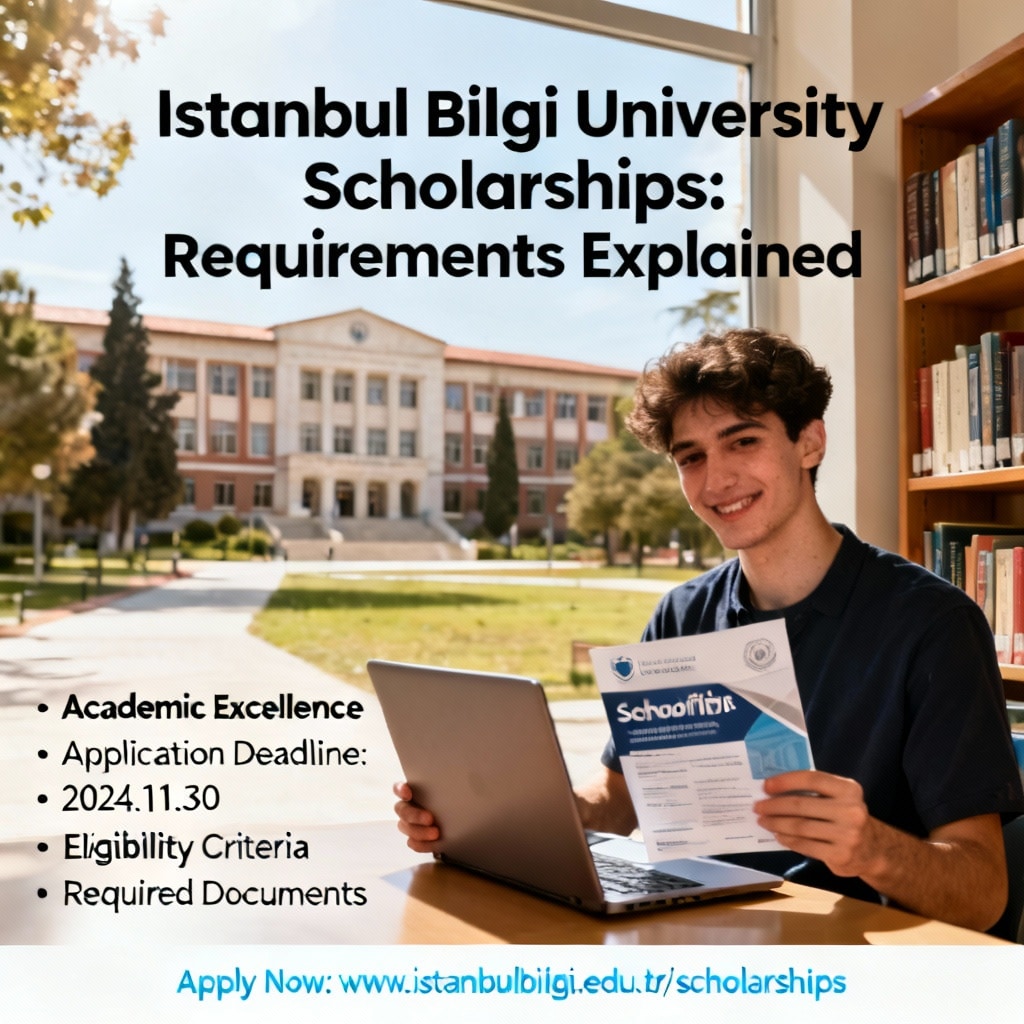 Istanbul Bilgi University scholarships for international students requirements explained